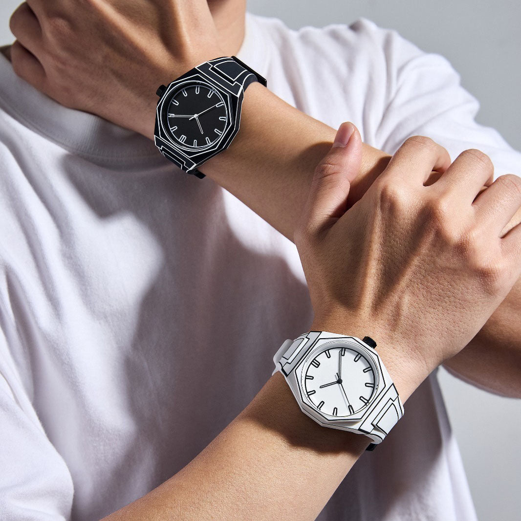 herren-uhr-rouvray-weiß-schwarz